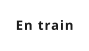 En train